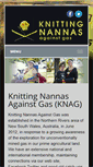 Mobile Screenshot of knitting-nannas.org