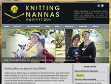 Tablet Screenshot of knitting-nannas.org